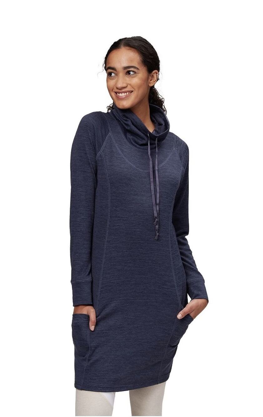 Kuhl Women's Elia Dress Navy Size Medium Outdoor Hiking Casual Warm Winter Fall